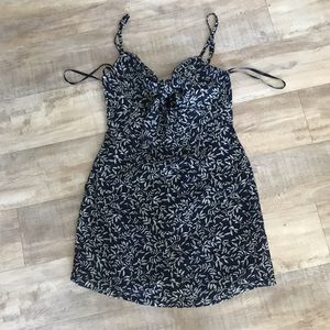 Hello Molly Floral Tie Front Mini Dress